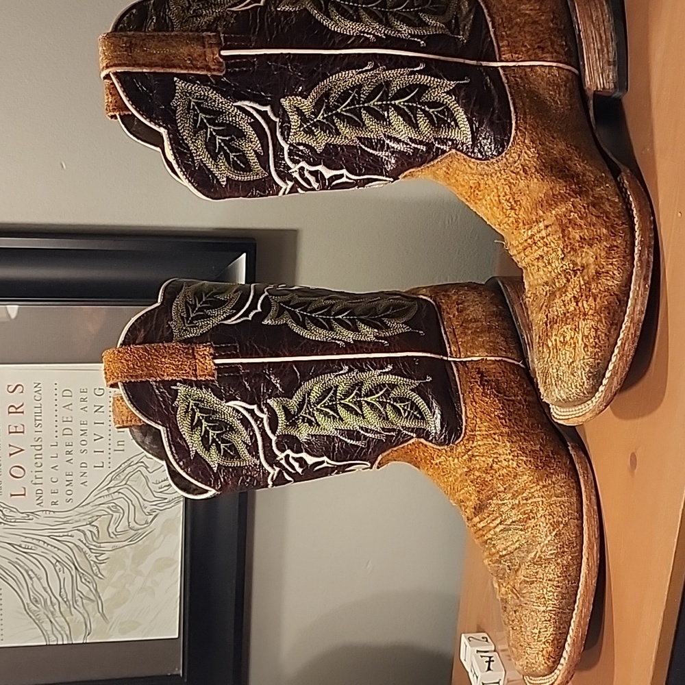 Ariat Brown and Tan Men's Boots
